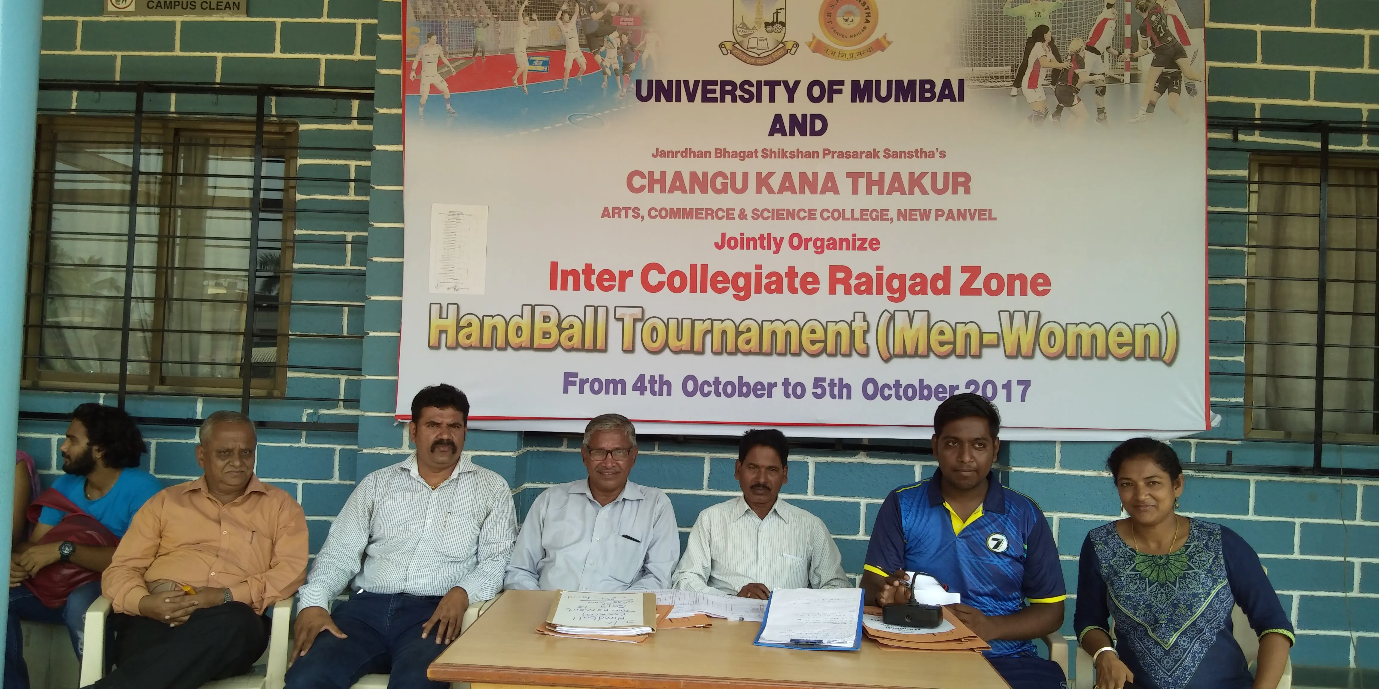 Organization of Intercollegiate Handboll Tournament 2017-18